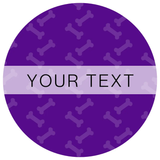 Classic Colours ID Tag - Purple