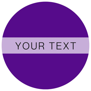 Classic Colours ID Tag - Purple