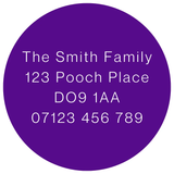 Classic Colours ID Tag - Purple