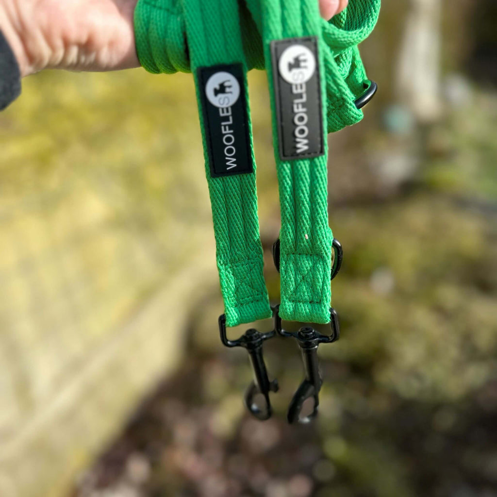 NEW - OneLead™ - Green - Double ended, multi-functional dog lead