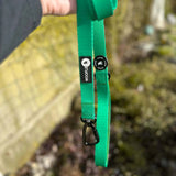 Maximum Comfort Carabiner Dog Lead - Green