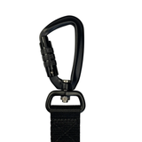 Maximum Comfort Carabiner Dog Lead - Black