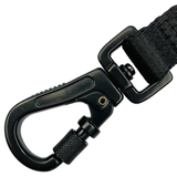Maximum Comfort Carabiner Dog Lead - Black